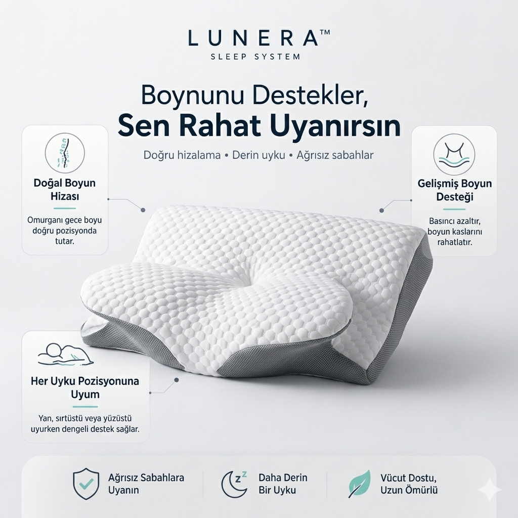 lunera ortopedik yastık