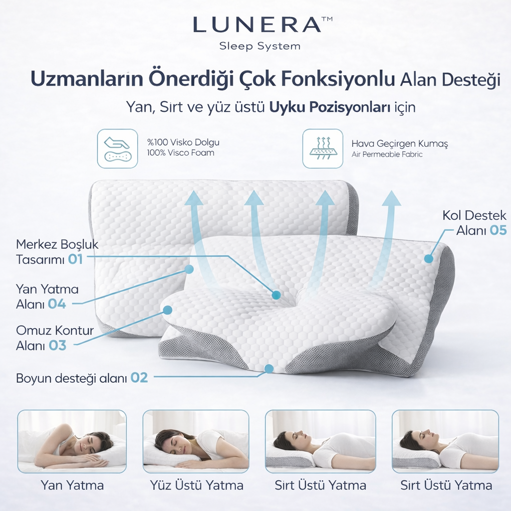 lunera ortopedik yastık